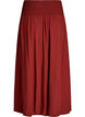 Jupe longue en viscose avec smocks, Bordeaux, Packshot image number 1