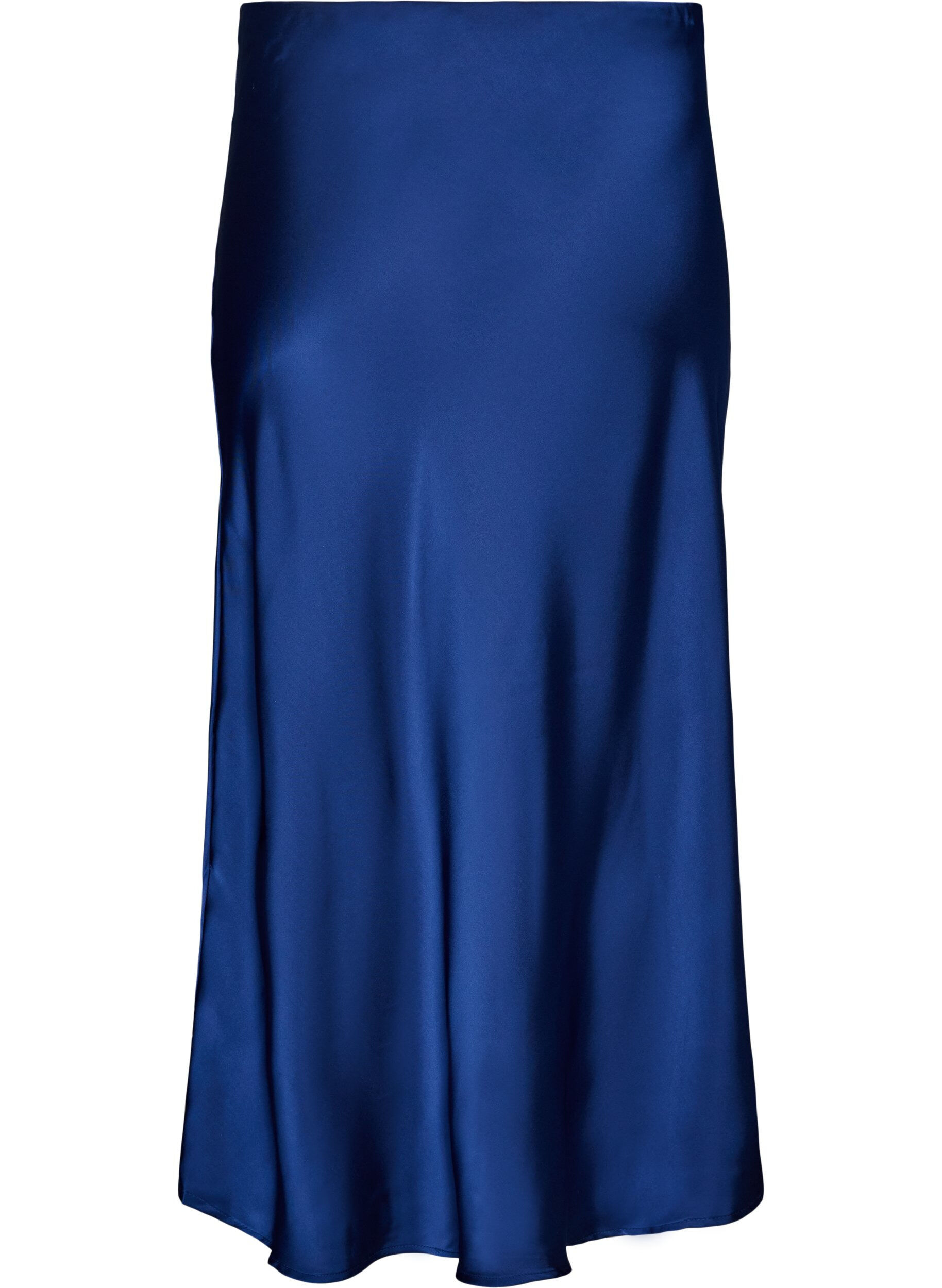 ZizziJupe midi en satin, Bleu, Packshot image number 1