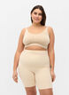 Short shapewear l&eacute;ger &agrave; taille haute, Beige, Model image number 0