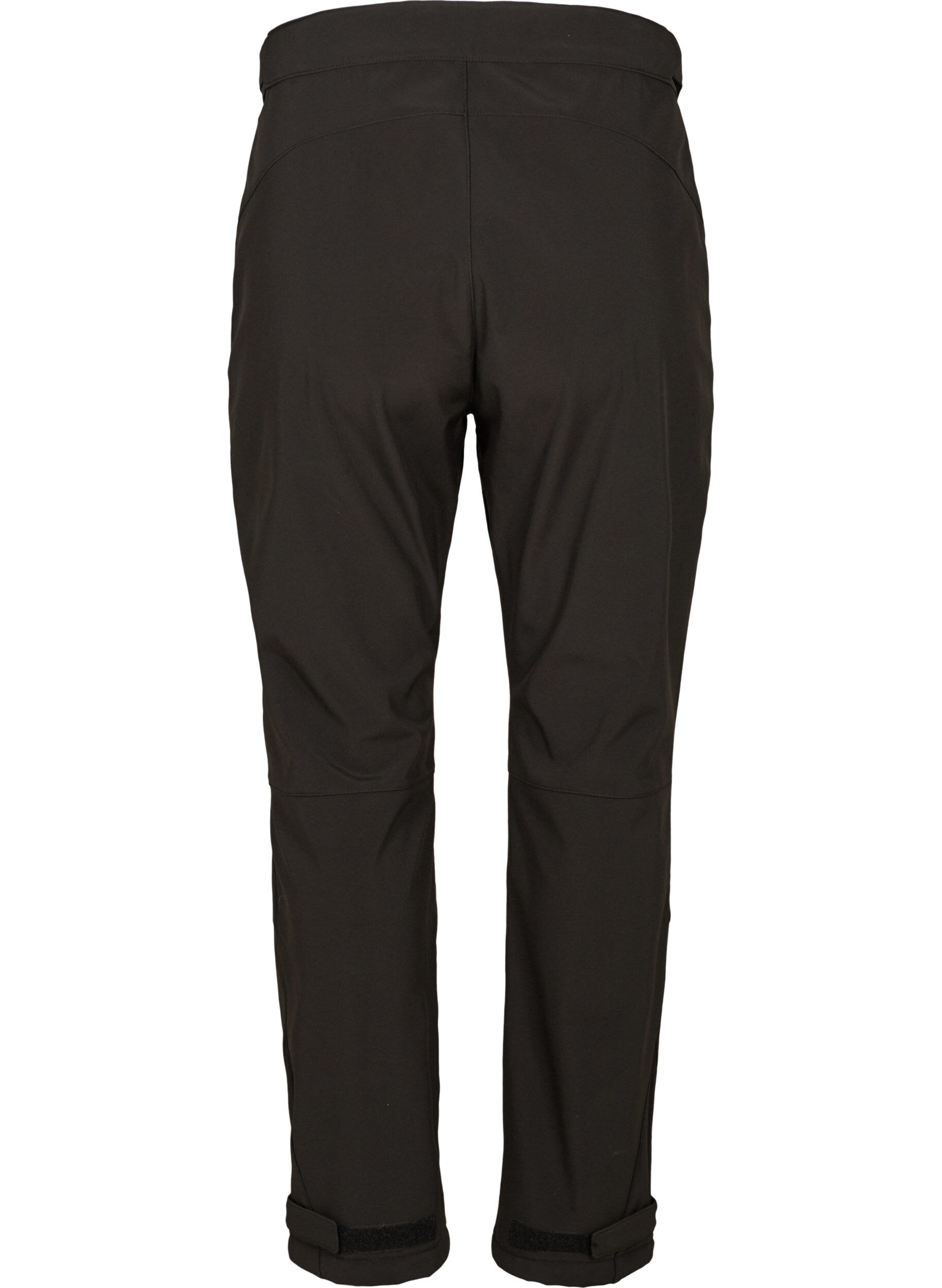 ZizziPantalon Softshell avec velcro ajustable, Noir, Packshot image number 1