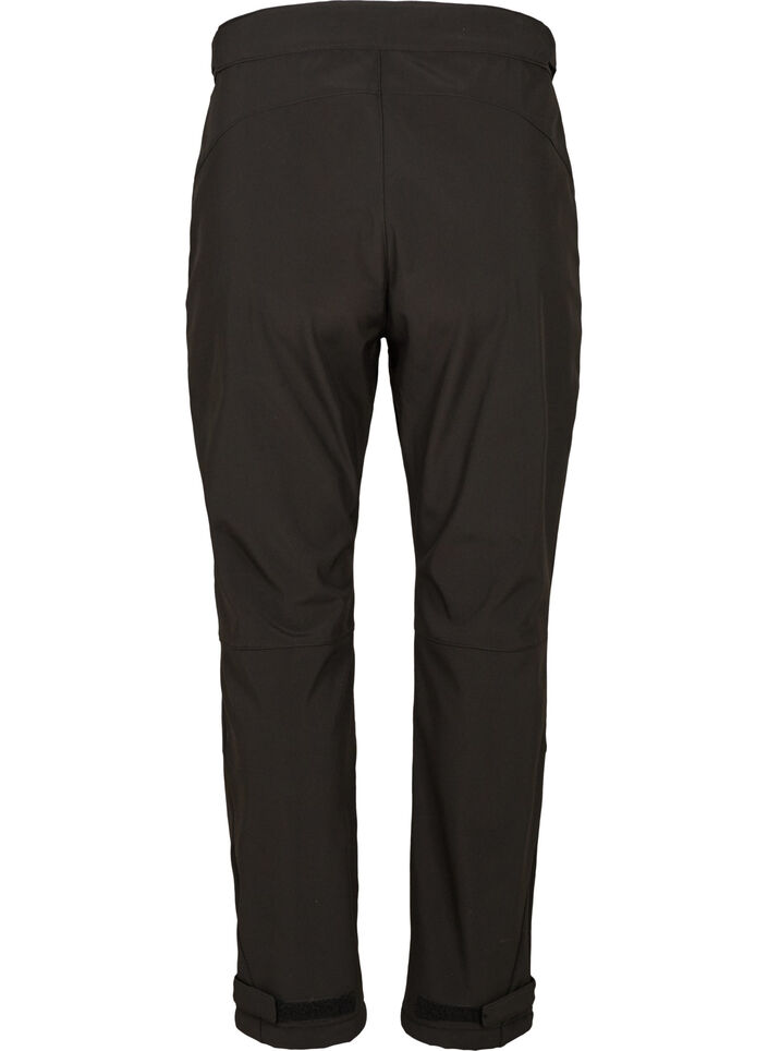 Pantalon Softshell avec velcro ajustable, Noir, Packshot image number 1