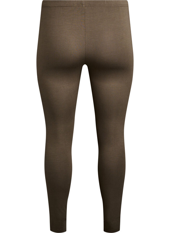 Legging Basic grande longueur, Vert fonc&eacute;, Packshot image number 1