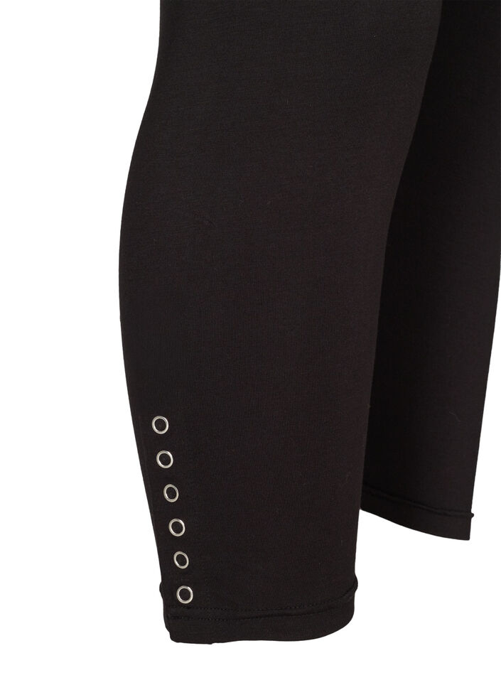 leggings 3/4 avec boutons, Noir, Packshot image number 3