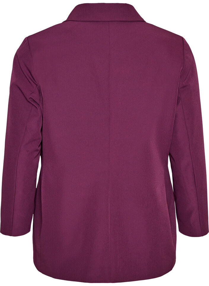 Blazer classique avec fermeture boutonn&eacute;e, Violet, Packshot image number 1