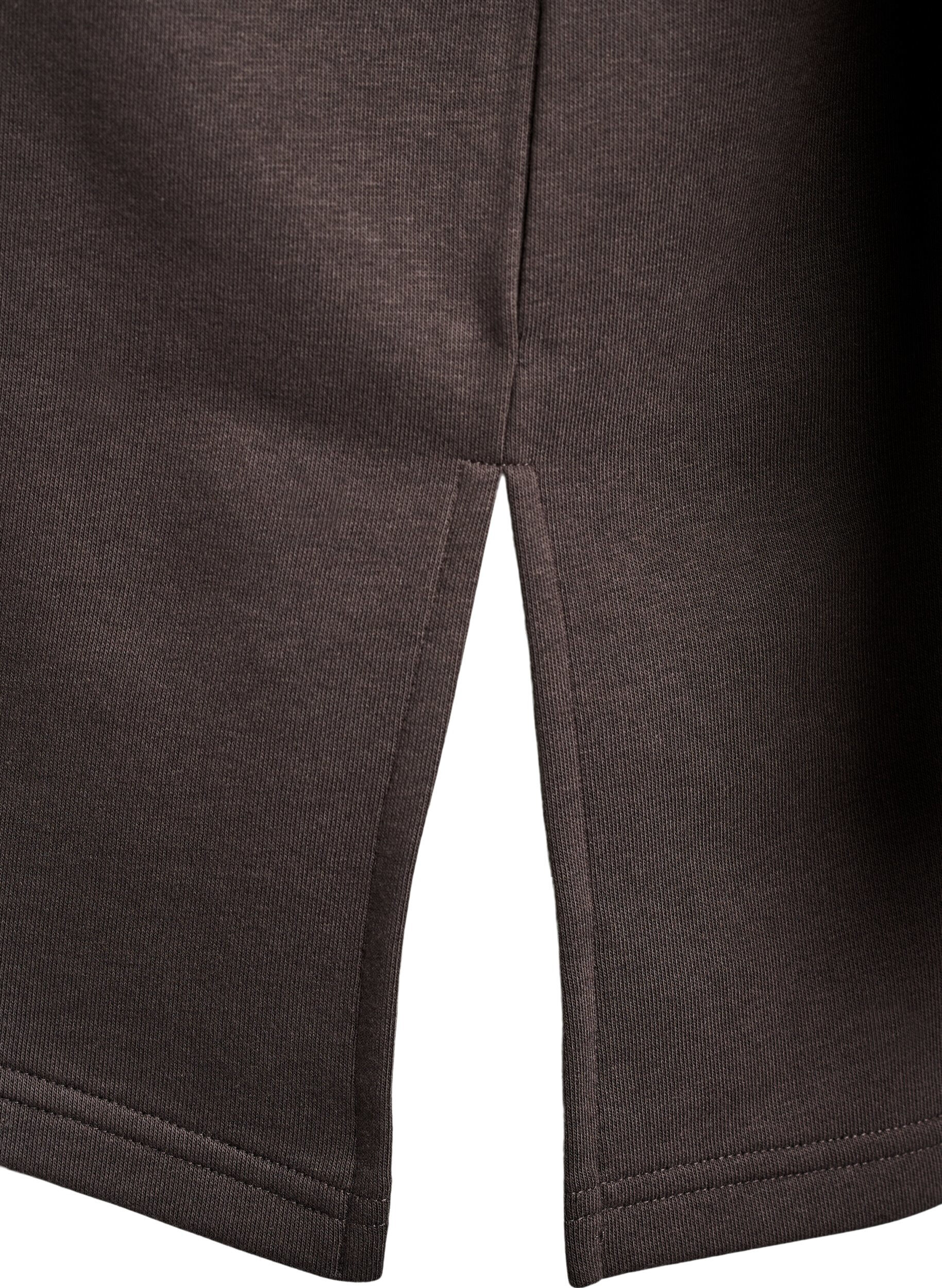 Zizzi T-shirt sweat oversize, Marron, Packshot image number 3