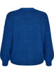 Cardigan en maille c&ocirc;tel&eacute;e avec boutons, Bleu, Packshot image number 1
