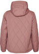 Veste l&eacute;g&egrave;rement matelass&eacute;e en losange, Rose, Packshot image number 1