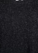 Robe courte en maille avec ourlet ondul&eacute; et fentes, Gris anthracite, Packshot image number 2