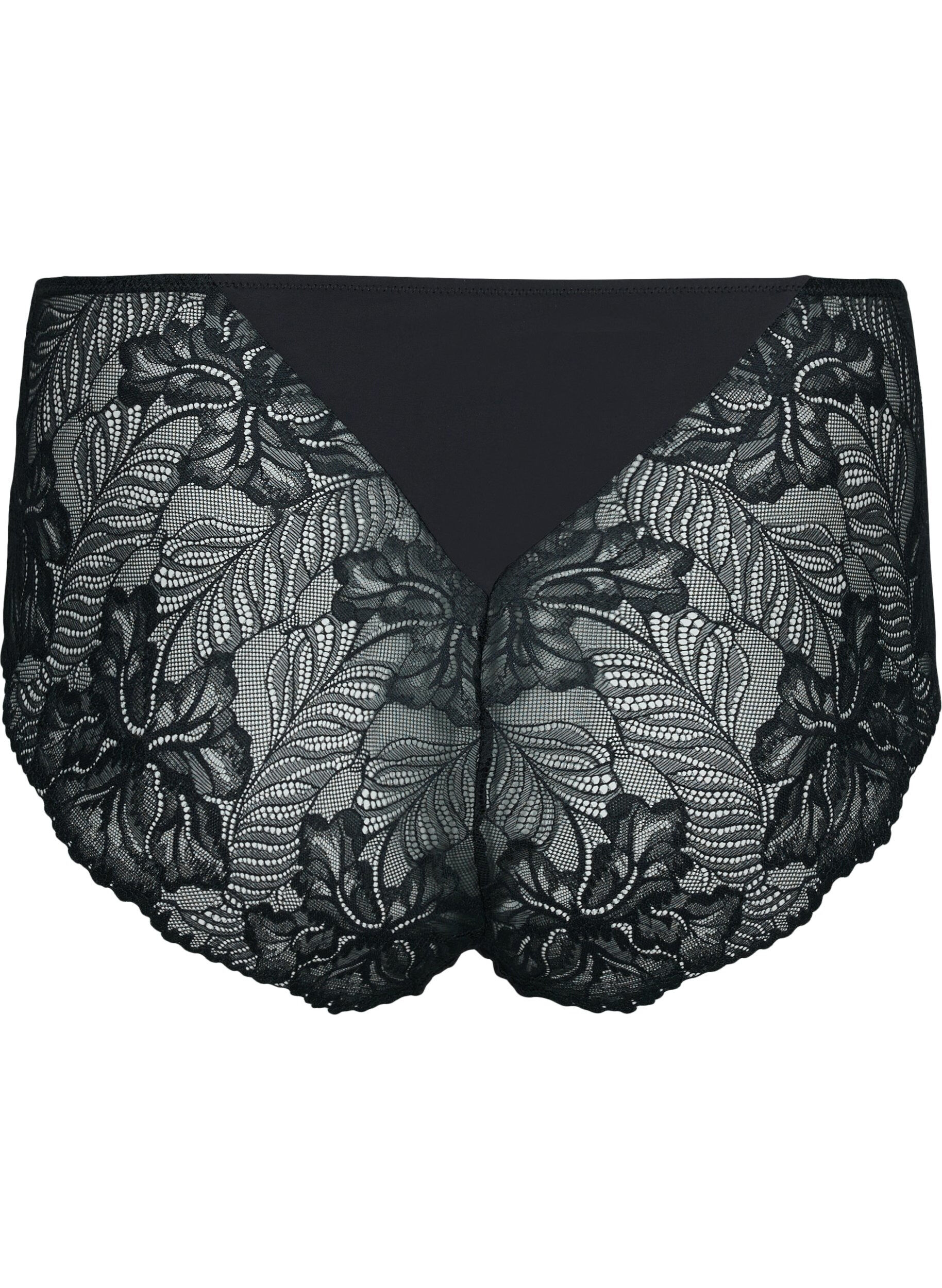 Zizzi Support the breasts - Culotte avec dentelle, Black, Packshot image number 1