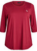 Haut de sport &agrave; manches 3/4, Rouge, Packshot image number 0