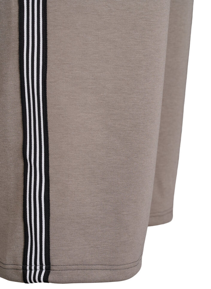 Pantalon avec bandes latérales, Beige, Packshot image number 3