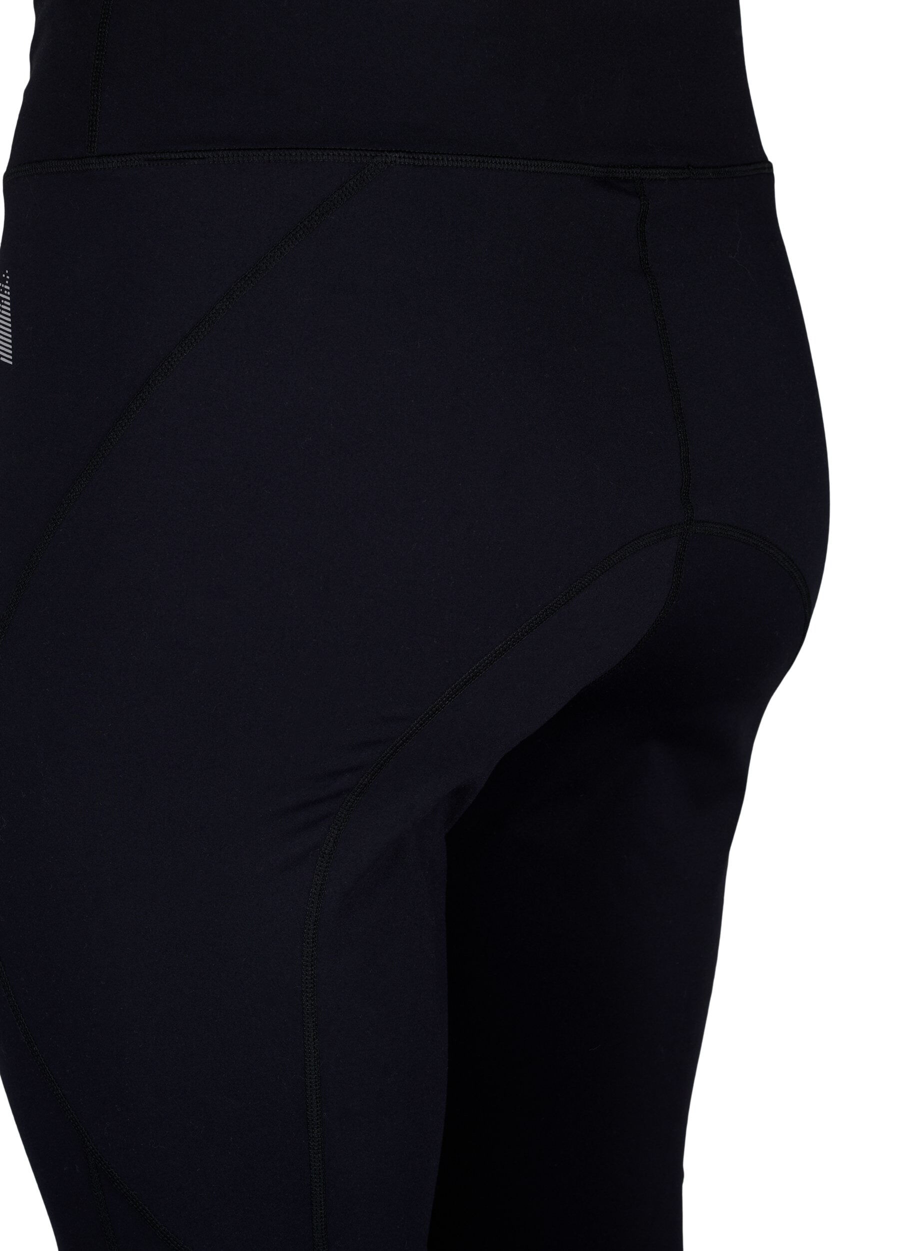 Zizzi Collants d'entra&icirc;nement avec renfort &agrave; l'int&eacute;rieur des cuisses, Black, Packshot image number 3