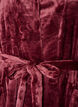 Peignoir en velours doux avec poches, Bordeaux, Packshot image number 2