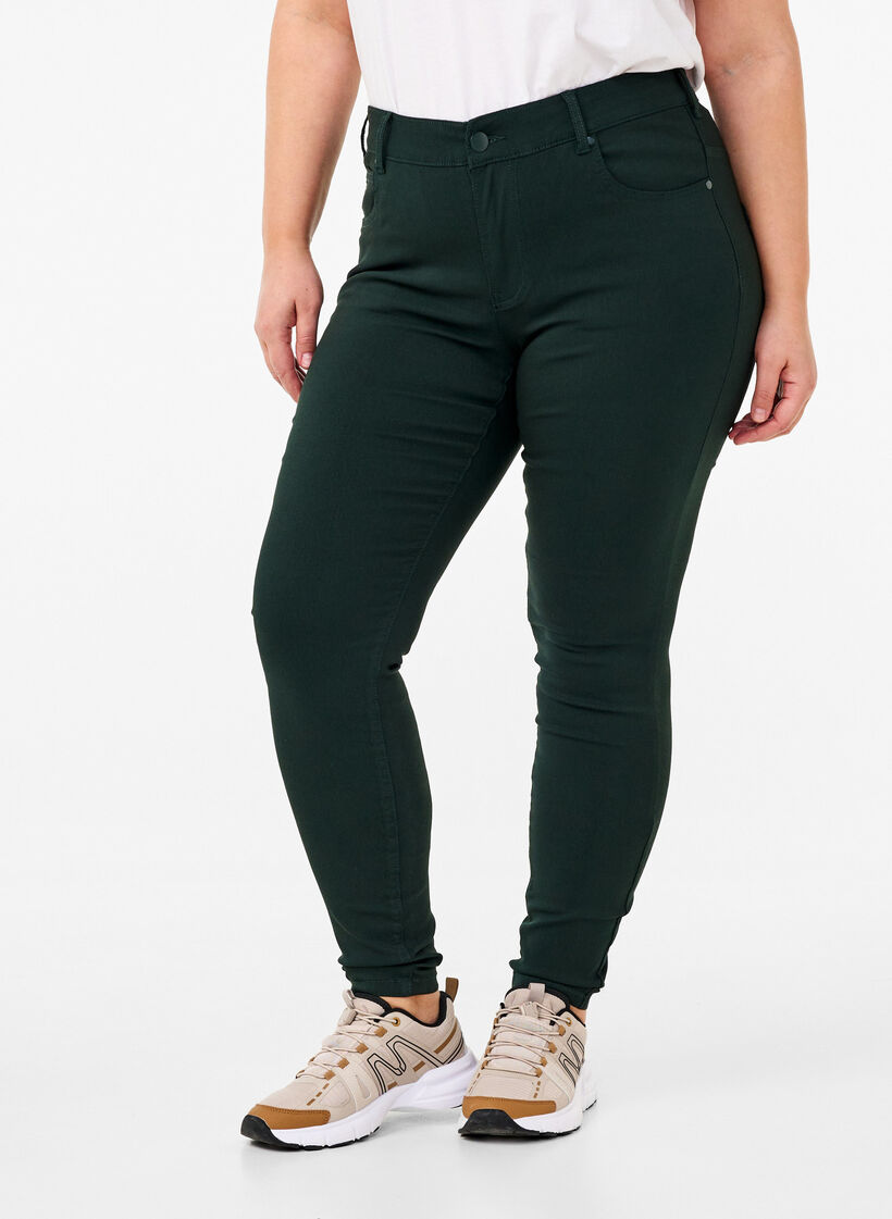 Pantalon, Vert fonc&eacute;, Model image number 2