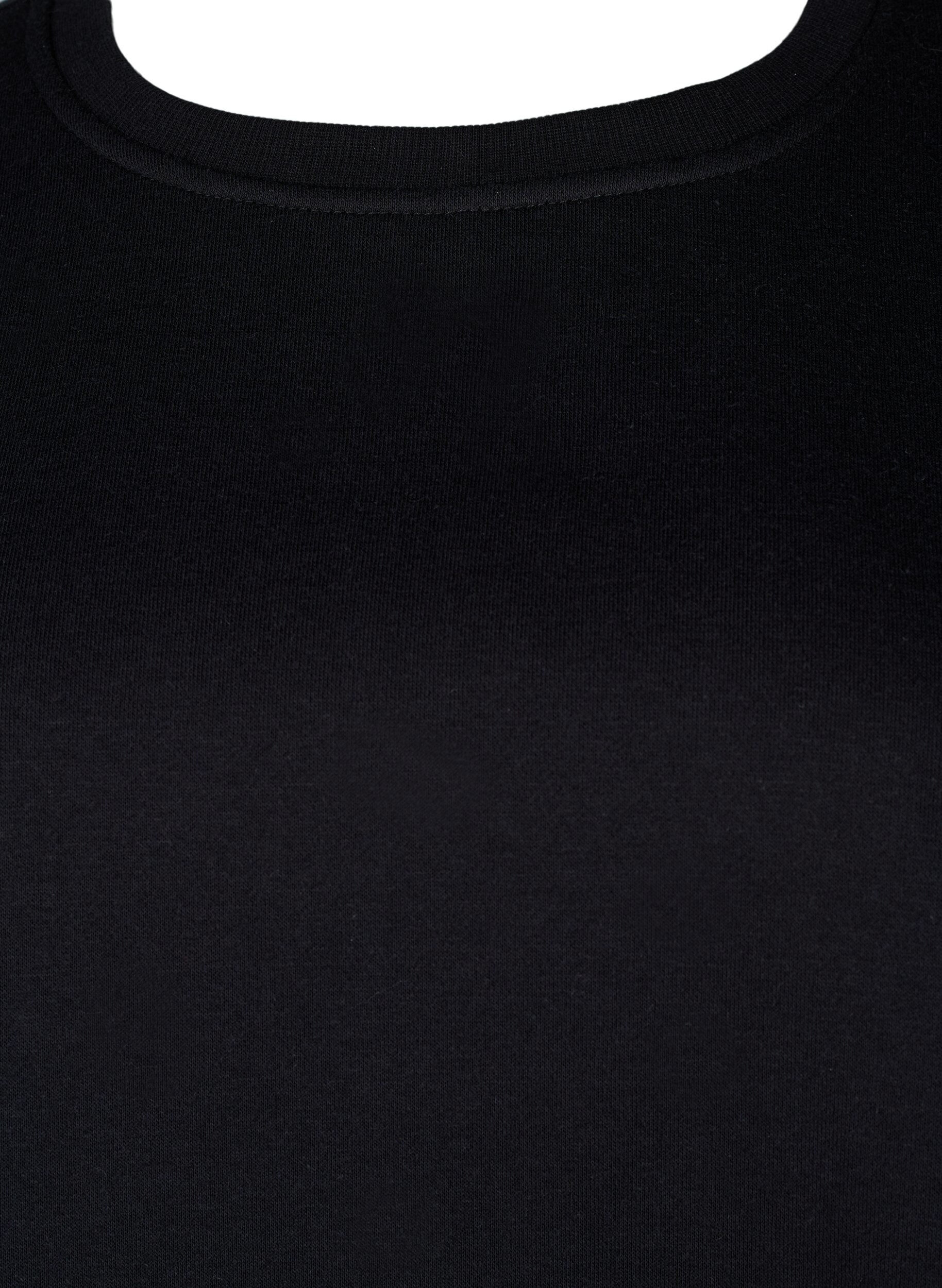 Zizzi Sweat orn&eacute; de perles, Black, Packshot image number 2