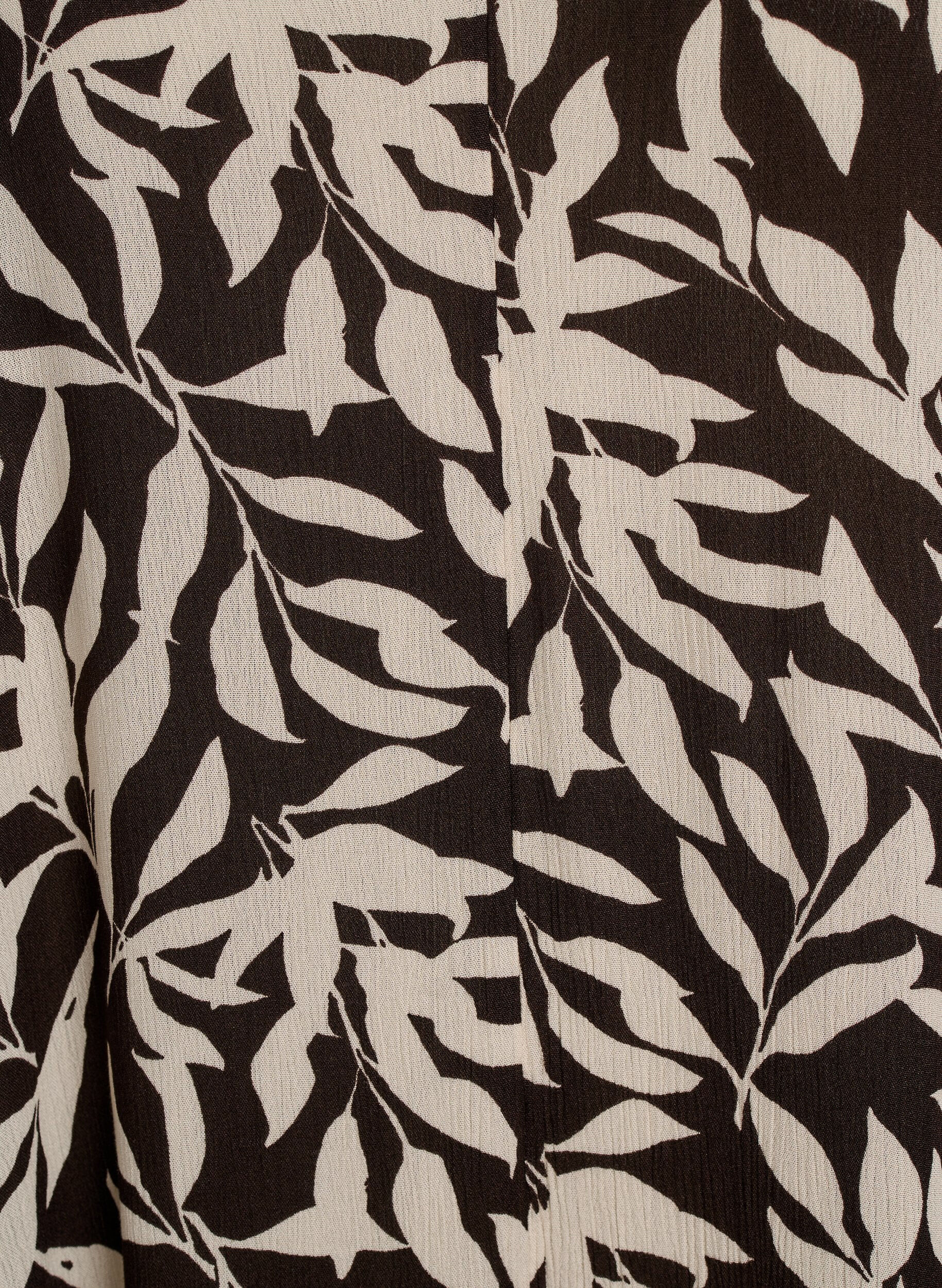 Zizzi Robe longue sans manches &agrave; coupe &eacute;vas&eacute;e et col en V, Marron, Packshot image number 2