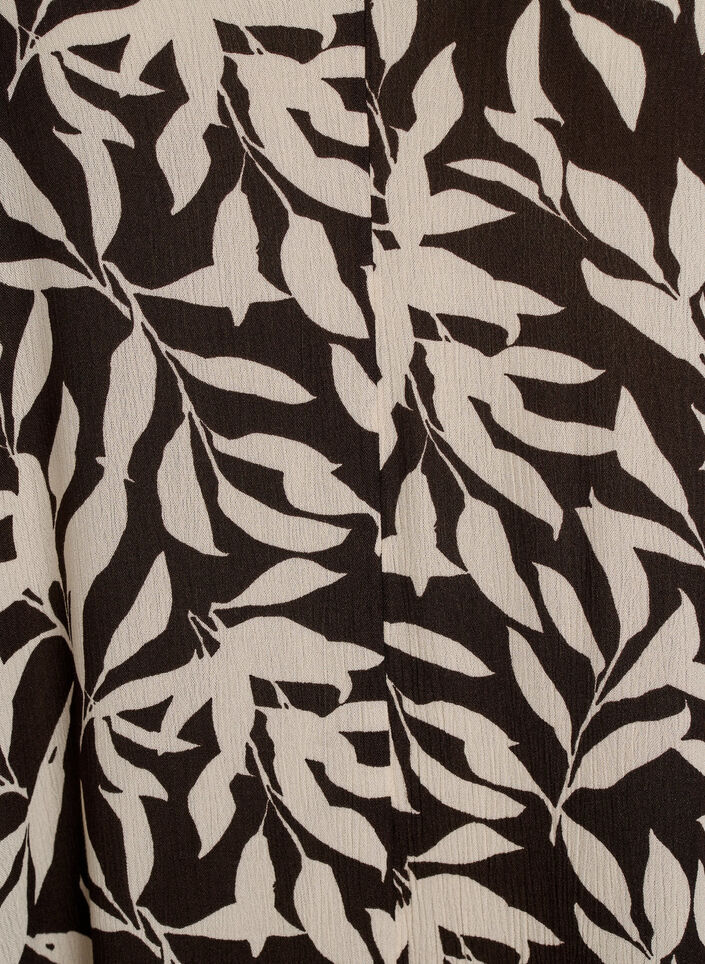 Robe longue sans manches &agrave; coupe &eacute;vas&eacute;e et col en V, Marron, Packshot image number 2