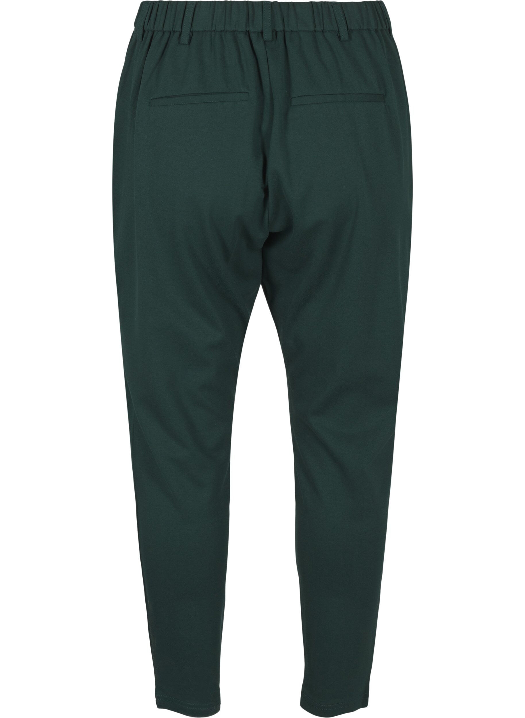 Zizzi Pantalon Maddison, Vert fonc&eacute;, Packshot image number 1
