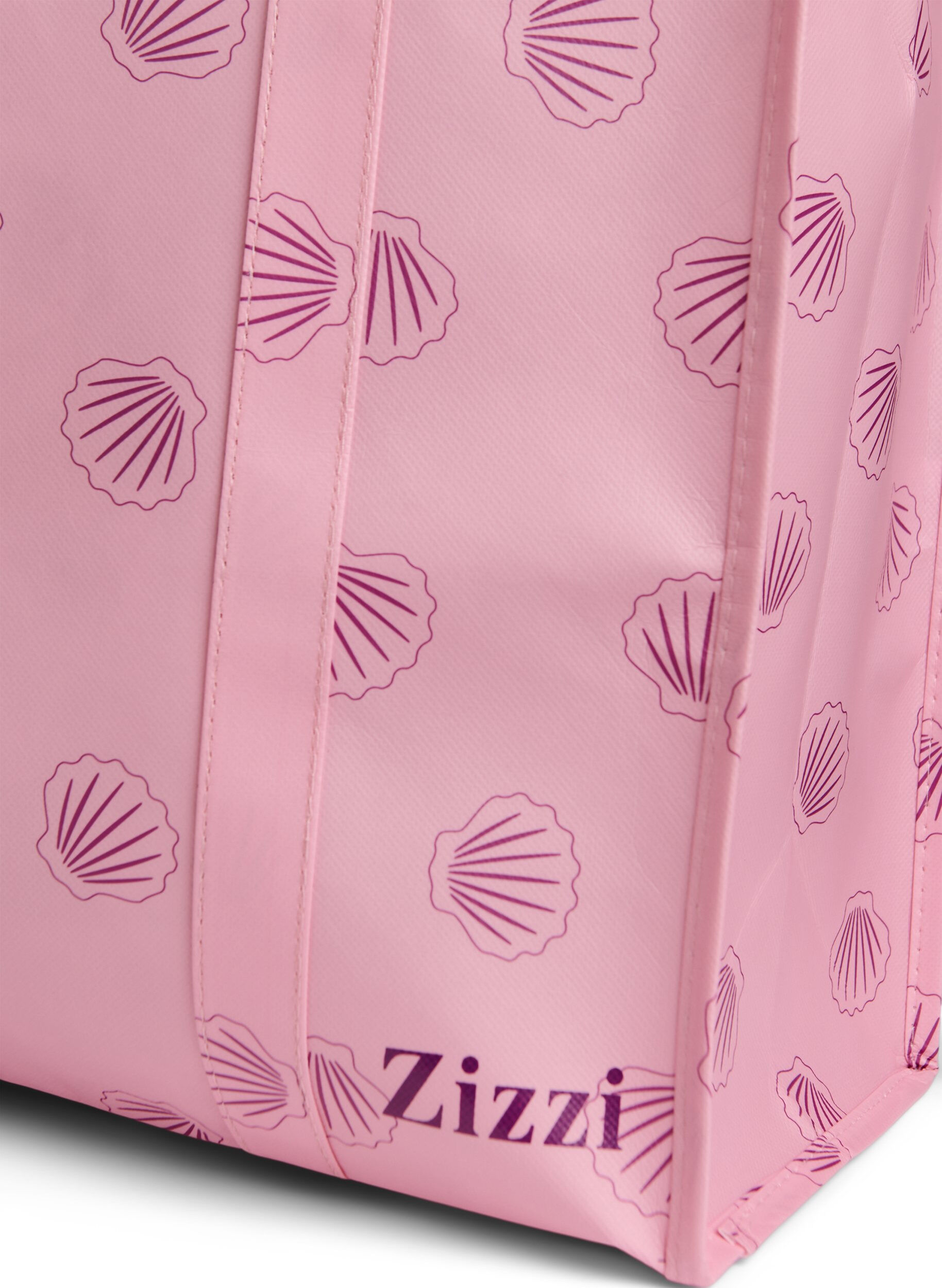 Zizzi Sac de magasinage avec fermeture &eacute;clair, Rose, Packshot image number 2