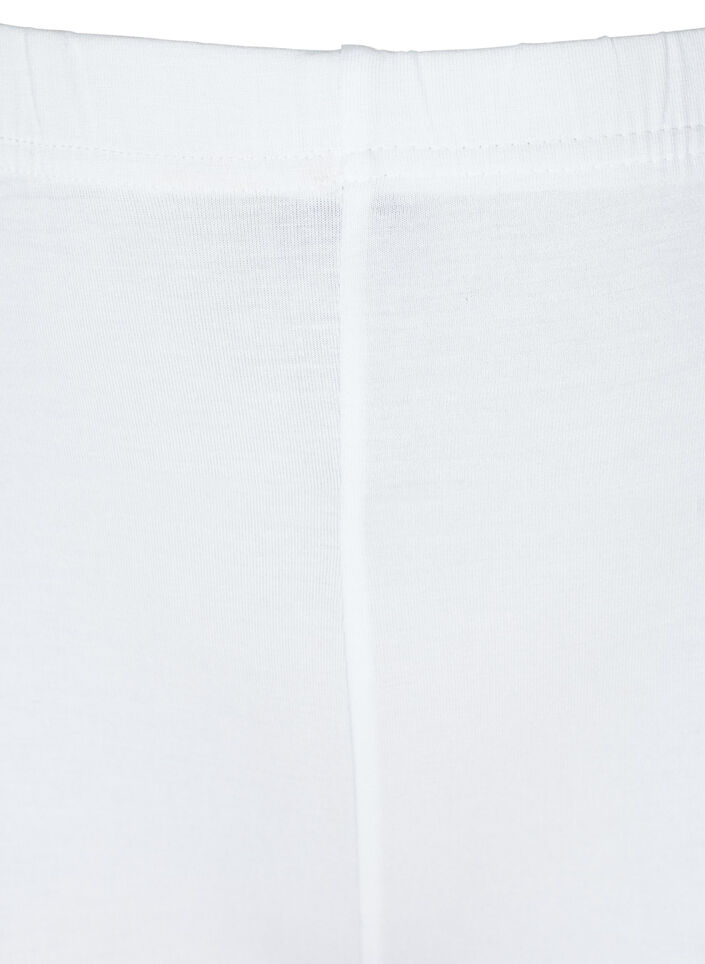 Short de cyclisme avec bordure en dentelle, Blanc, Packshot image number 2