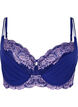 Soutien-gorge intégral avec armature et dentelle, Clematis Blue ASS, Packshot image number 0