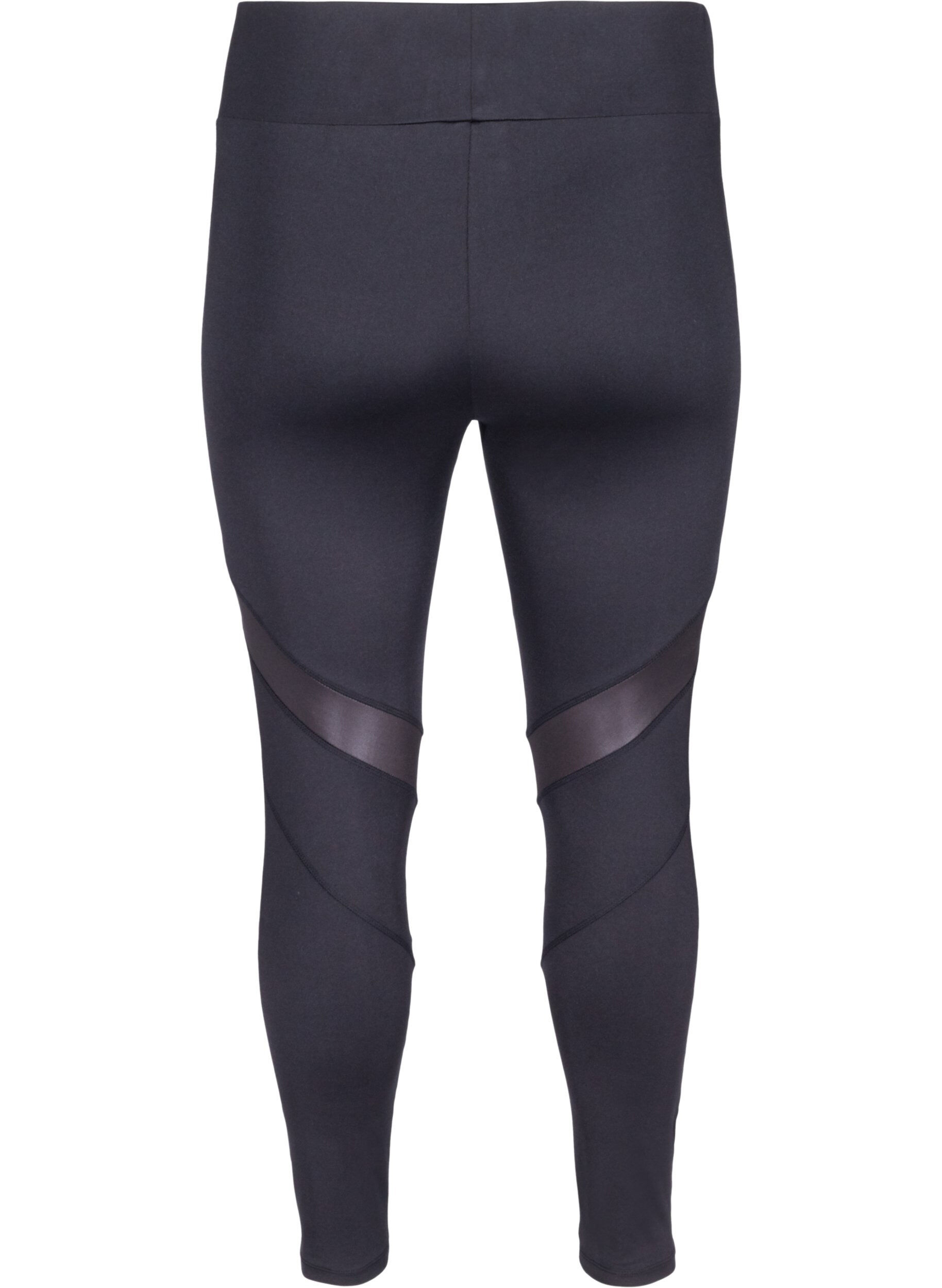 Zizzi Legging de sport court avec r&eacute;sille, Black, Packshot image number 1