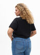 T-shirt imprim&eacute;, Noir, Model image number 2
