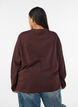 T-shirt Basic &agrave; manches longues, Marron, Model image number 2