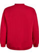 Sweatshirt &agrave; col montant et manches longues, Rouge, Packshot image number 1
