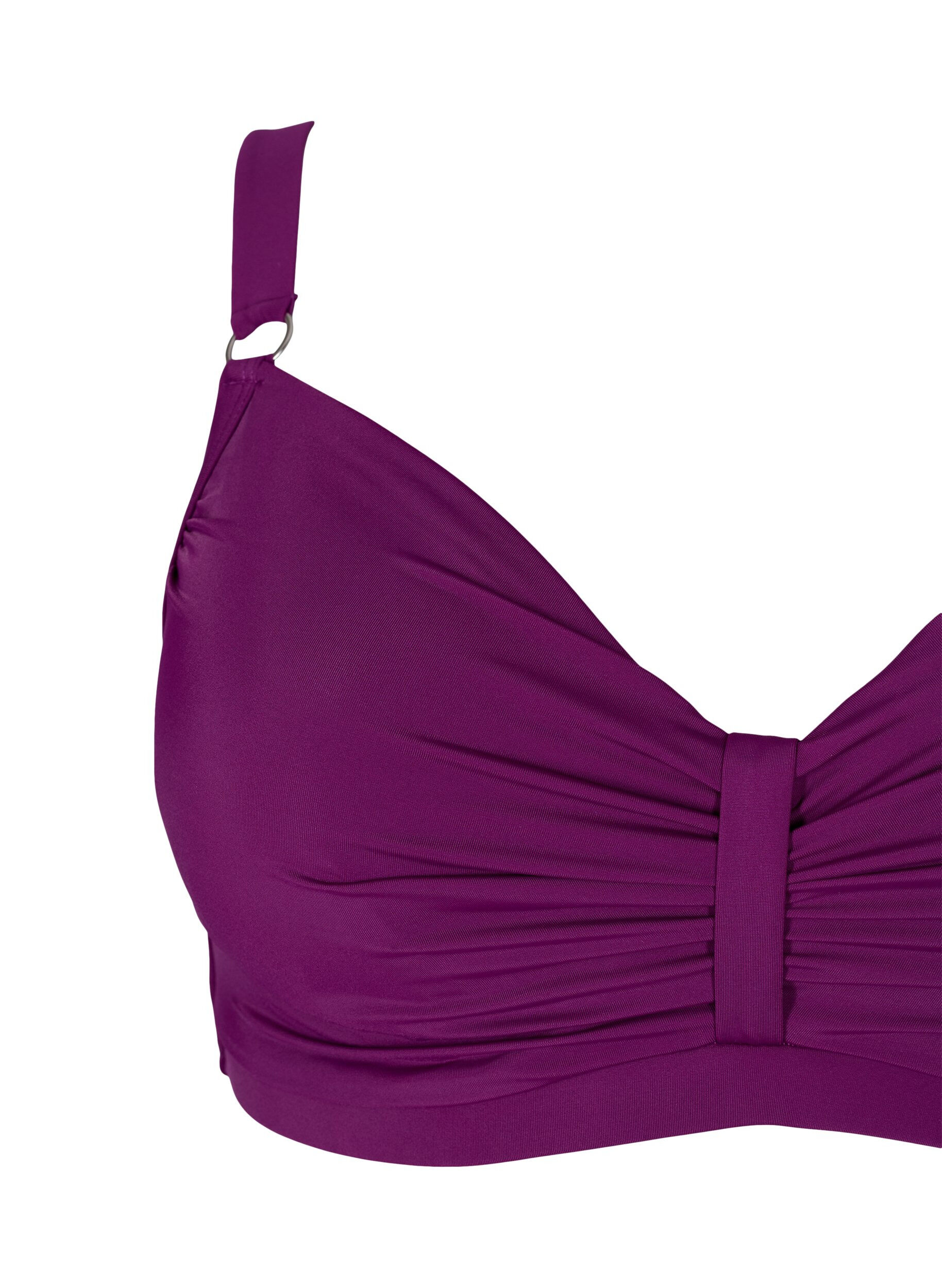 Zizzi Haut de bikini, Dark Purple, Packshot image number 2
