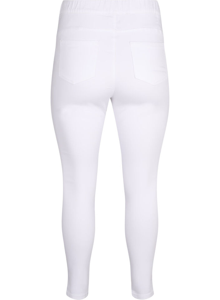 Jeggings &agrave; taille haute, Blanc, Packshot image number 1