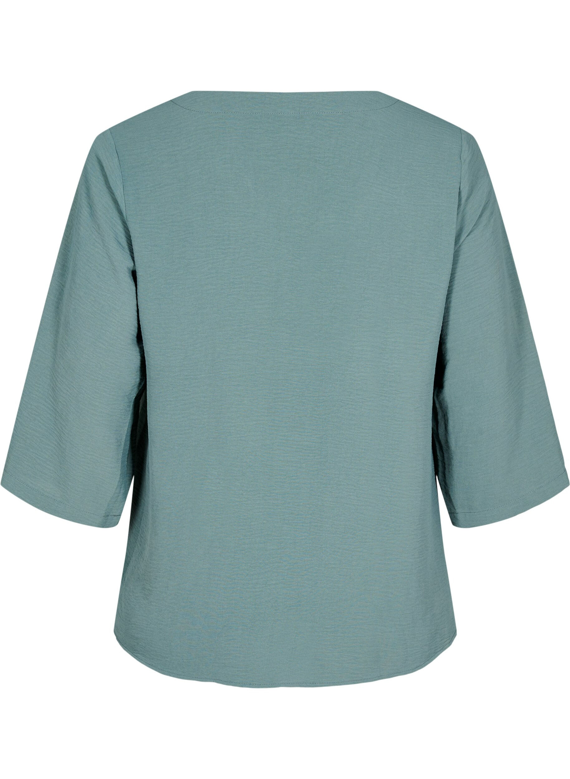 Zizzi FLASH - Blouse &agrave; manches 3/4, Vert fonc&eacute;, Packshot image number 1