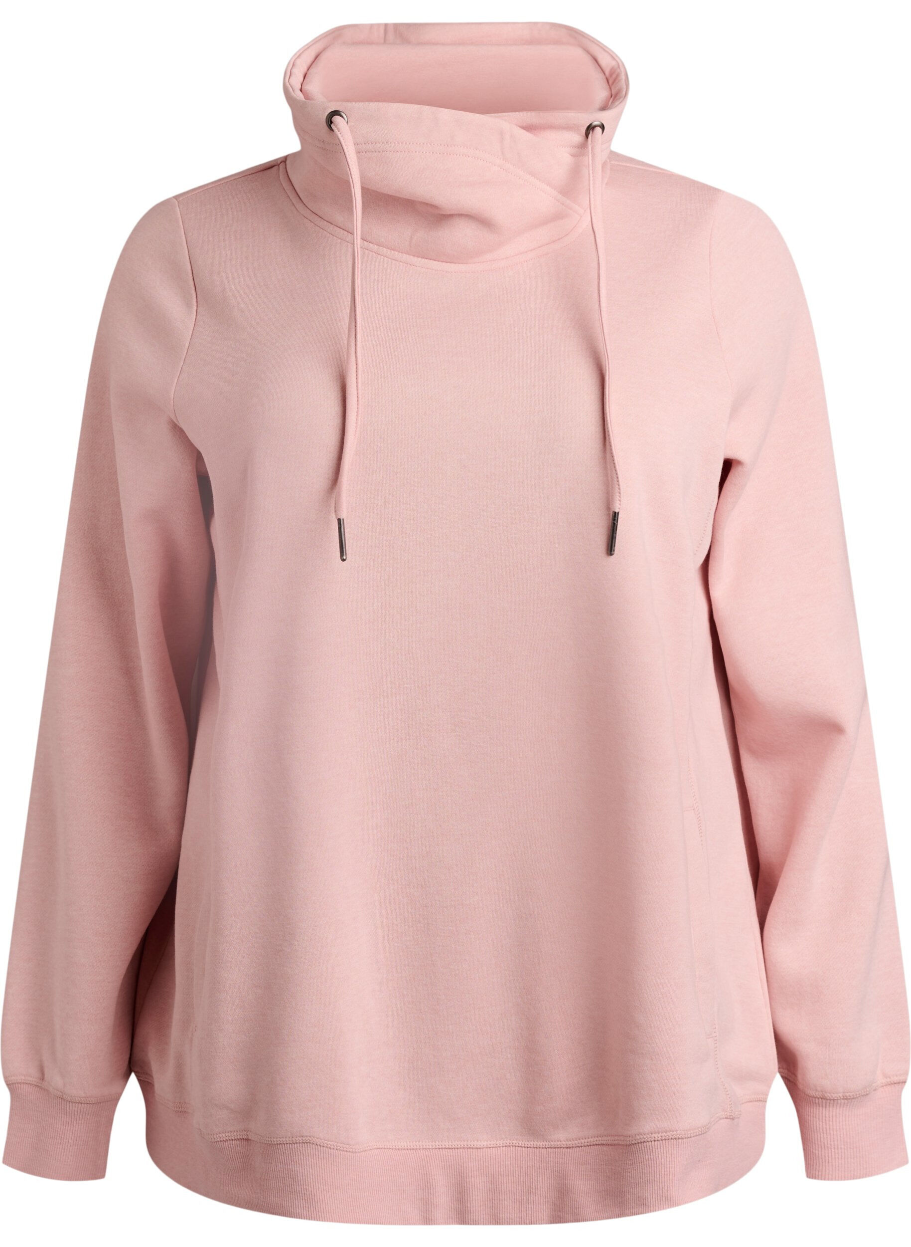 FLASH - Sweatshirt avec col montant et poches