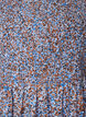 Robe smock&eacute;e en viscose &agrave; imprim&eacute; int&eacute;gral, Bleu Clair, Packshot image number 2