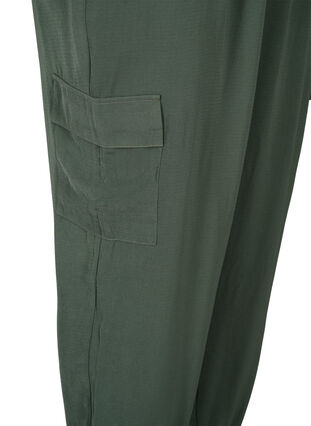 Pantalon à poches cargo, Thyme, Packshot image number 3