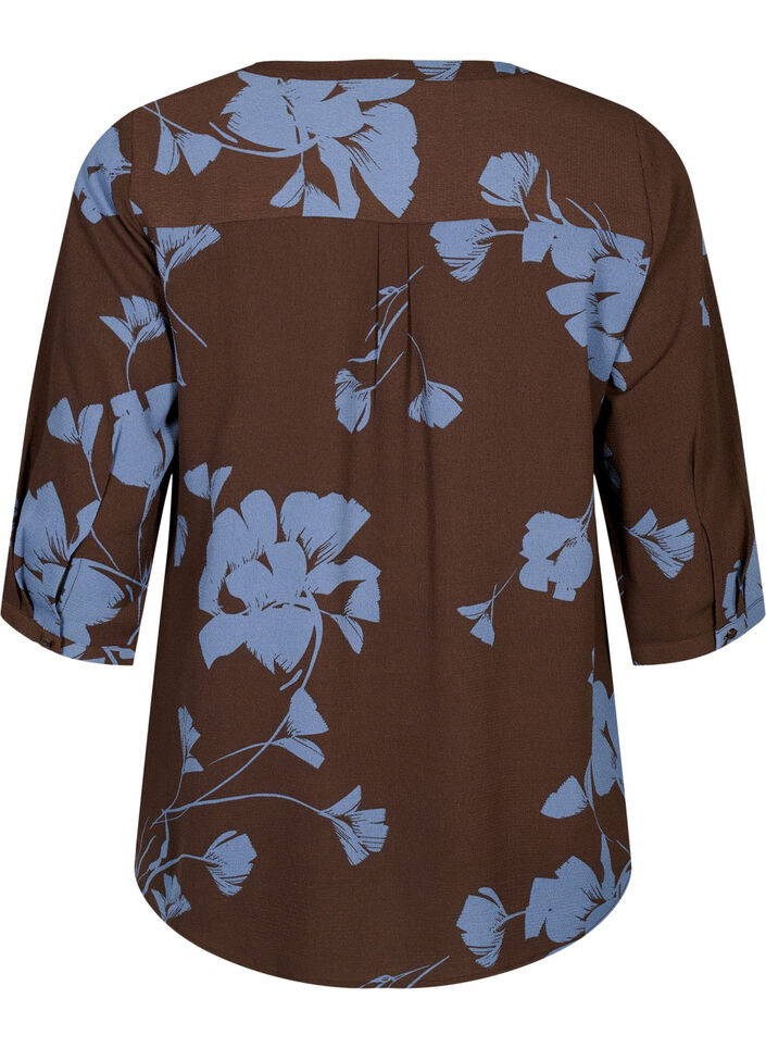 Blouse à manches 3/4, Falcon Flower, Packshot image number 1