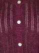 Cardigan en maille ajour&eacute;e, Bordeaux fonc&eacute;, Packshot image number 2