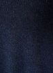 Blouse en maille avec col en V et manches raglan, Bleu, Packshot image number 2