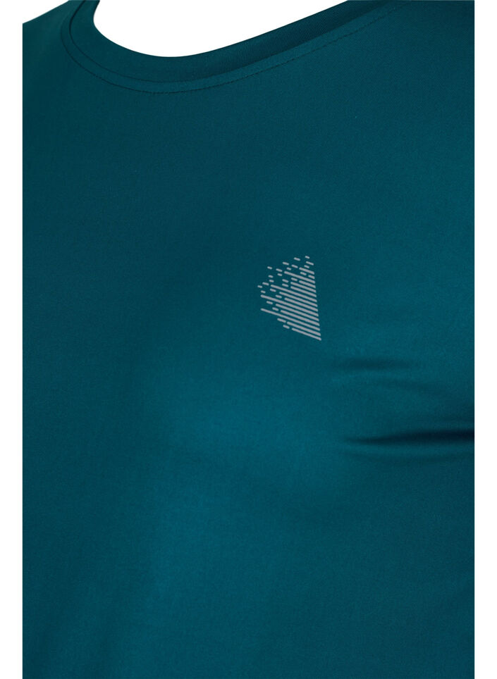 T-shirt d'entraînement de grossesse, Deep Teal, Packshot image number 2