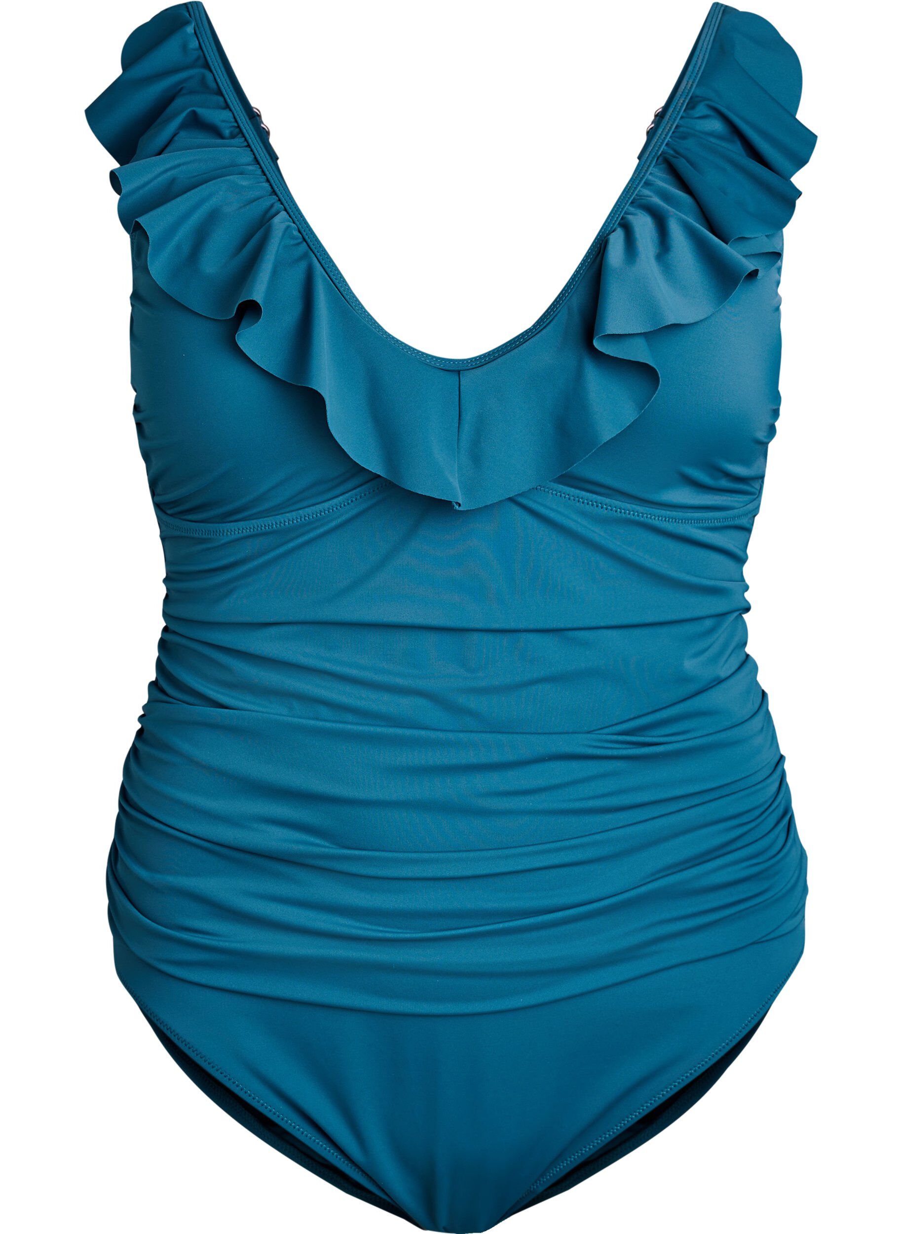 Maillot de bain avec volants et inserts amovibles