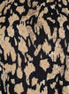 Blouse &agrave; manches courtes &agrave; motifs, Noir, Packshot image number 2