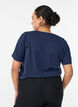 T-shirt imprim&eacute;, Bleu, Model image number 2