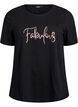 T-shirt imprim&eacute;, Noir, Packshot image number 0