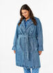 Trench en jean avec ceinture, Blue Denim, Model image number 2