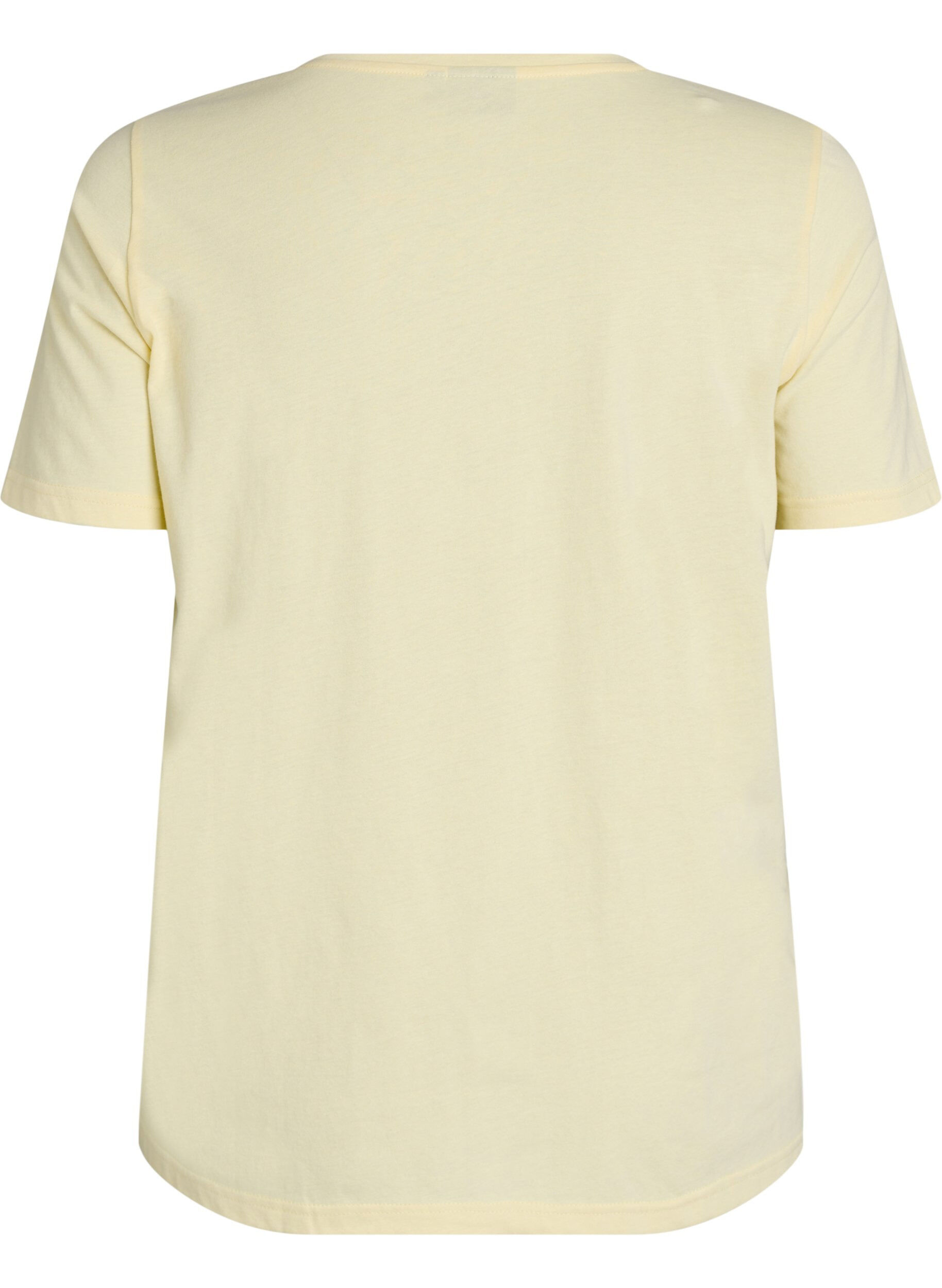 ZizziT-shirt imprim&eacute;, Jaune, Packshot image number 1