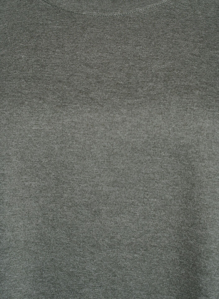 Sweat-shirt &agrave; col ras du cou, Vert, Packshot image number 2