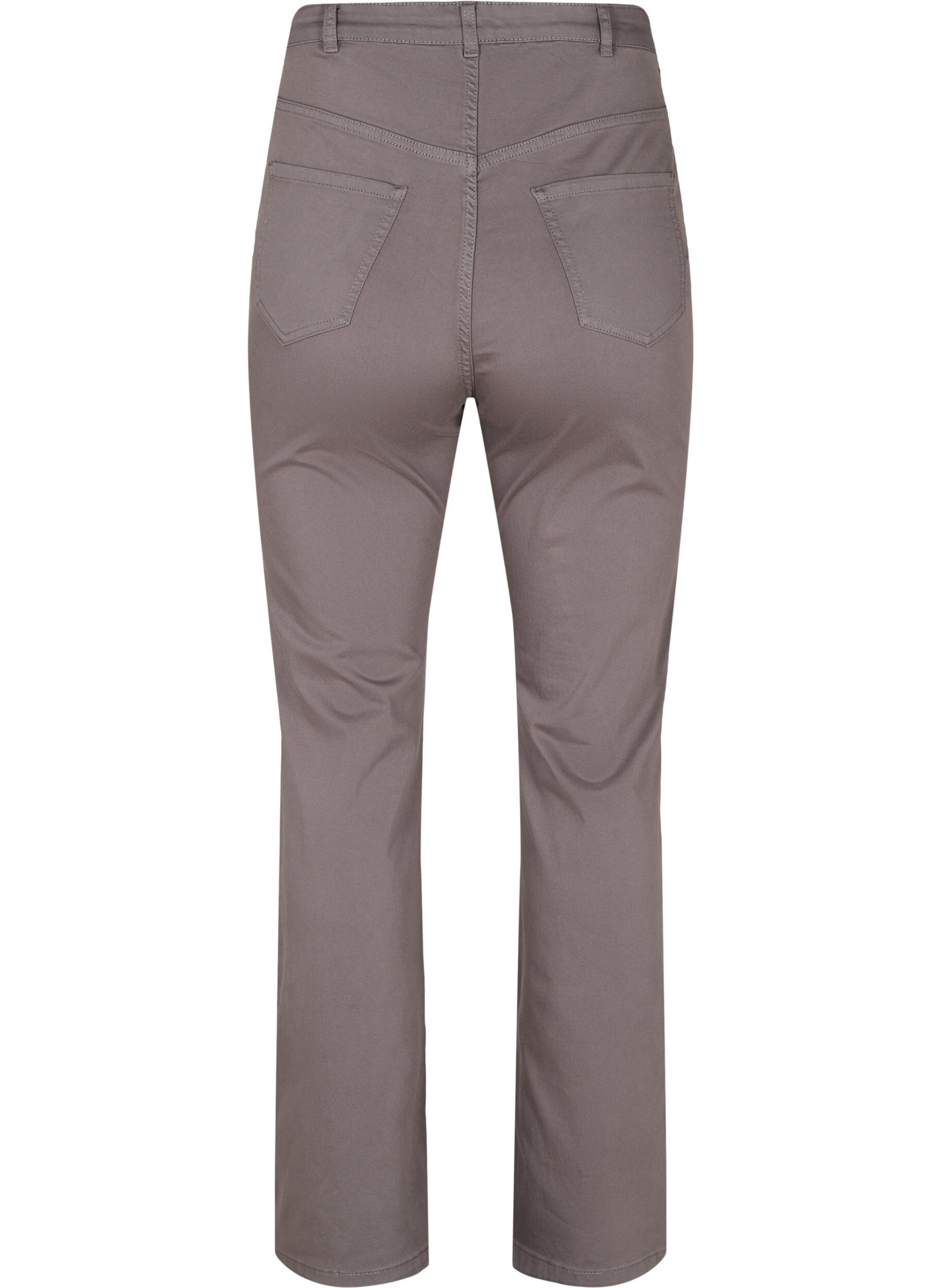 Zizzi Jean &eacute;vas&eacute; &agrave; taille ultra haute, Gris anthracite, Packshot image number 1