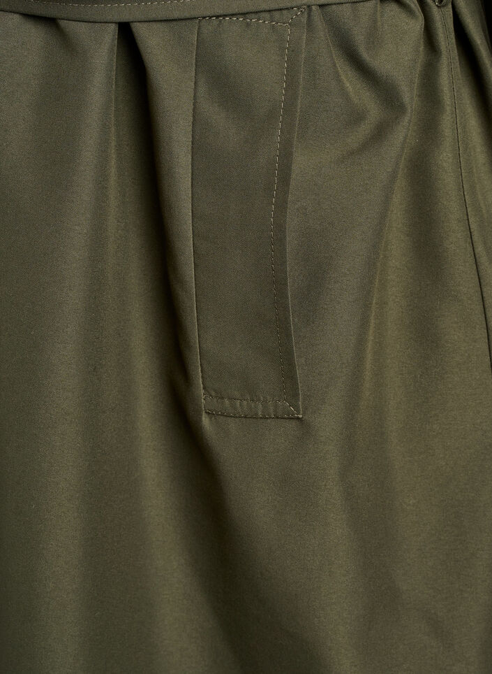 Trench long avec broderie, Vert, Packshot image number 3