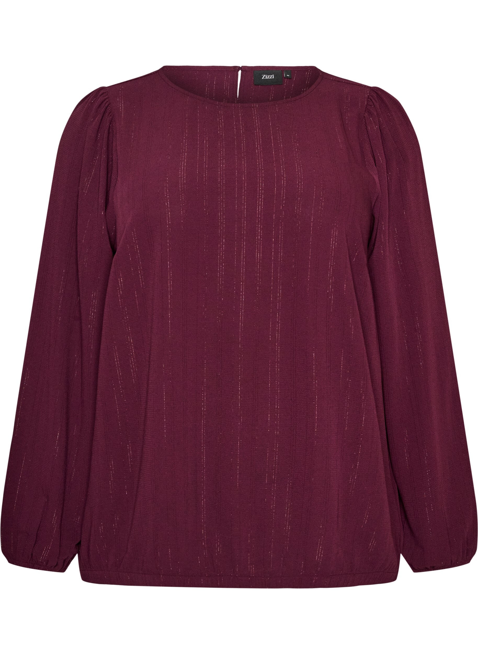 ZizziBlouse avec des paillettes, Bordeaux, Packshot image number 0