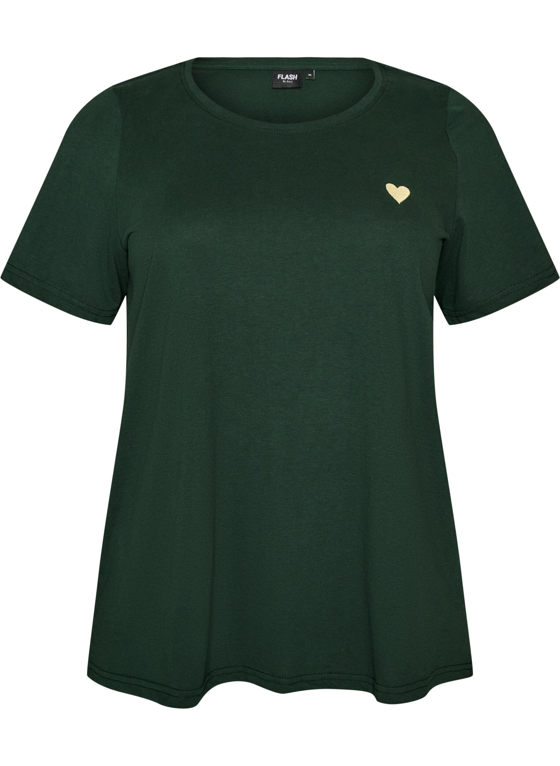 ZizziT-shirt imprim&eacute;, Vert, Packshot image number 0